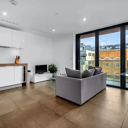 Londwell, Kings Cross & Pentonville Luxury Balcony Apartment Londen Buitenkant foto